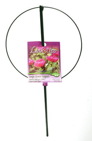4 ea Luster Leaf 987 18" D x 30" Single Ring Folding Peony Hoop Plant Supports