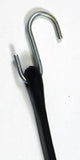 Max MM09 19" Black EPDM Rubber Tarp Bungee Cord Straps - Quantity of 40