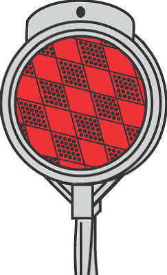 Hillman 840070 36" Tall Red Driveway Marking Reflectors - Quantity of 12