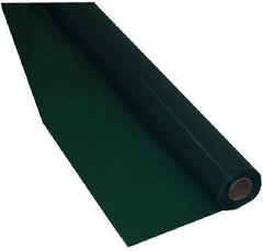 40" x 100' Roll Hunter Green Plastic Banquet Table Cover