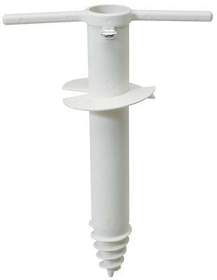 Rio Brands XCB202CB-01 Beach Umbrella Sand / Twist Anchor / Stakes - Quantity of 6