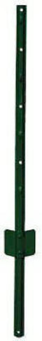 Midwest Air 901150A 6' Green Light Duty U Style 14 Gauge Steel Fence Posts - Quantity of 5