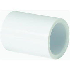 (50) 2" PVC SCH 40  White Slip x Slip Couplings / Pressure Fittings