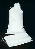 EATON BROS 2536 WHITE POLY 14" x 26" 50# SAND BAGS - Quantity of 500
