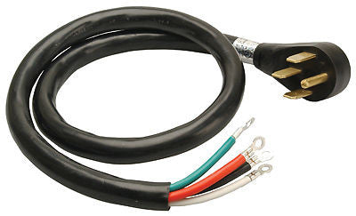 (8) Master Electrician 09044ME 4', 6/2 & 8/2 SRDT Black Range Oven Power Cords