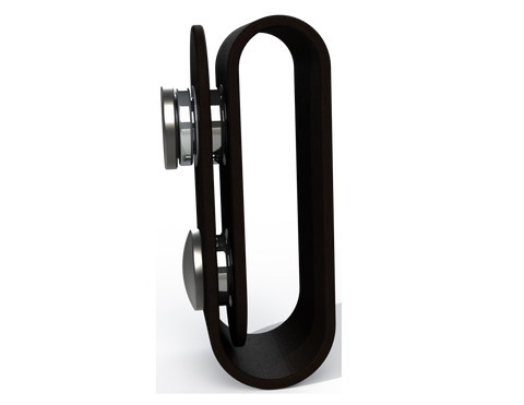 Rescue Leaders WWLSIL-2 WHITE & WHITE Body Beacon LED Equipped Black Leather Silver Belt Keeper First Responder Light Gen 2 - Quantity of 2