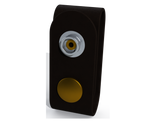 Rescue Leaders WWLBRA-2 WHITE & WHITE Body Beacon LED Equipped Black Leather Brass Belt Keeper First Responder Lights Gen 2 - Quantity of 2