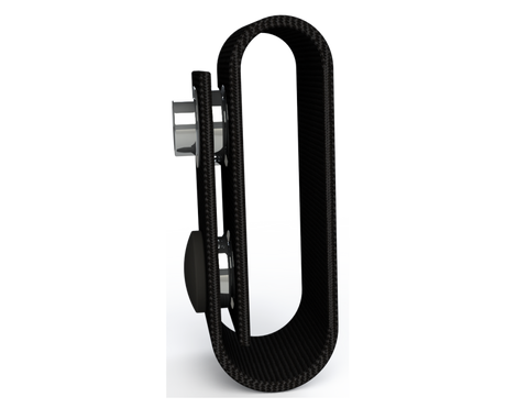 Rescue Leaders WWNYL-2 WHITE & WHITE Body Beacon LED Equipped Black Nylon Belt Keeper First Responder Light Gen 2 - Quantity of 2