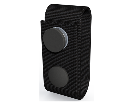 Rescue Leaders WWNYL-2 WHITE & WHITE Body Beacon LED Equipped Black Nylon Belt Keeper First Responder Light Gen 2 - Quantity of 2