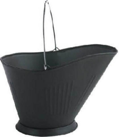 Panacea 15341 Black Metal Fireplace Coal Hod Ash Bucket - Quantity of 4