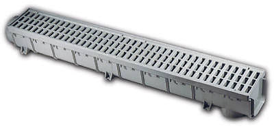 NDS Pro-Series 864G 39.75" x 5" Light Traffic Channel Grate & Drain Kit - Quantity of (1)