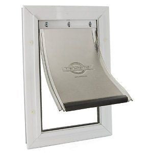 PetSafe PPA00-10861 Freedom Large Dog Solid Aluminum Pet Door - Quantity of 1