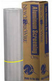 Saint-Gobain FCS9335-M 48" x100' Bright Aluminum Porch Screen Screening Cloth - Quantity of 1