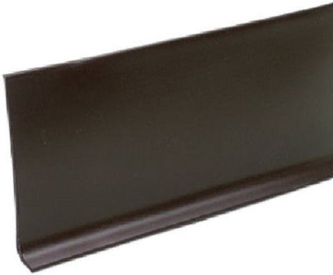 M D Bldg. 75465 4" x 120' Brown Vinyl Wall Base Cove Moulding in Bulk - Quantity of 1