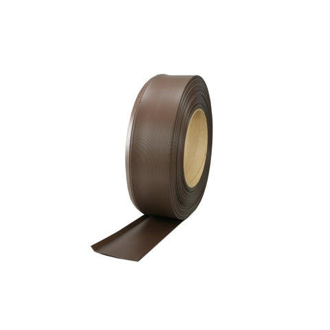 M D Bldg. 75465 4" x 120' Brown Vinyl Wall Base Cove Moulding in Bulk - Quantity of 1
