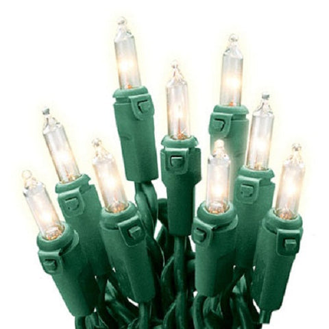 Holiday Wonderland 48150-88A 300 Count Clear Miniature Christmas Light Sets - Quantity of 6