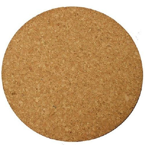 (10) ea Woodstream CM4 4" Round Cork Floor / Pot Protector Mats