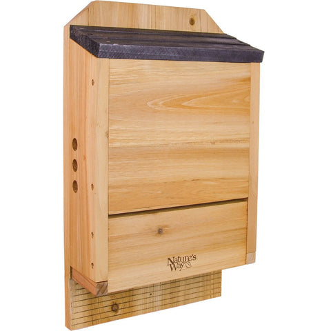 Nature's Way CWH6 Triple Chamber Cedar Bat House - Quantity of 1