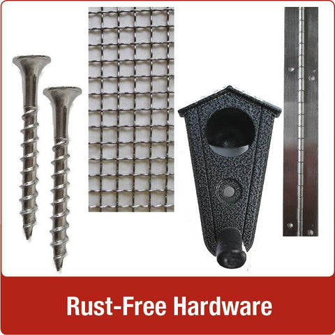 Nature's Way CWH6 Triple Chamber Cedar Bat Houses - Quantity of 2