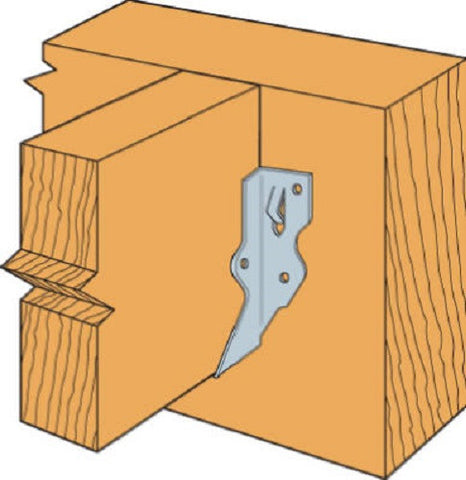 Simpson Strong Tie LU24 2 x 4 20 Gauge Galvanized Steel Joist Hangers - Quantity of 25
