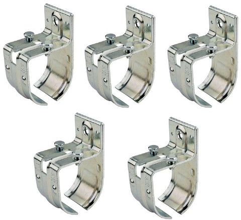 (5) ea Stanley N100-007 DP5421BC Single Round Barn Door Rail Splice Brackets