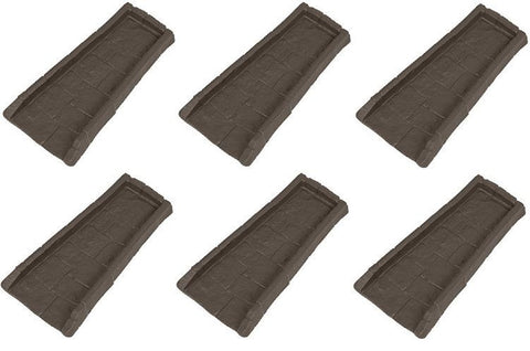 Suncast SBR24 Brown Decorative Gutter Downspout Splash Blocks - Quantity of 6