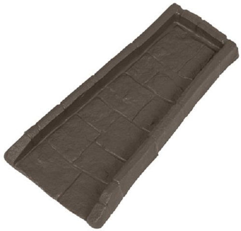 Suncast SBR24 Brown Decorative Gutter Downspout Splash Blocks - Quantity of 6
