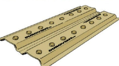 Ado UDV2248 70 Pack 22" x 48" Durovent Polystyrene Foam Rafter Vents - Quantity of 70