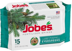 Jobe's 01611 15 Pack Evergreen Tree & Shrub Fertilizer Spikes - Quantity of 5