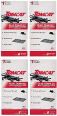 Tomcat 0362610 6-Pack Professional Strength Ready to Use Mouse Glue Traps - Quantity of 4