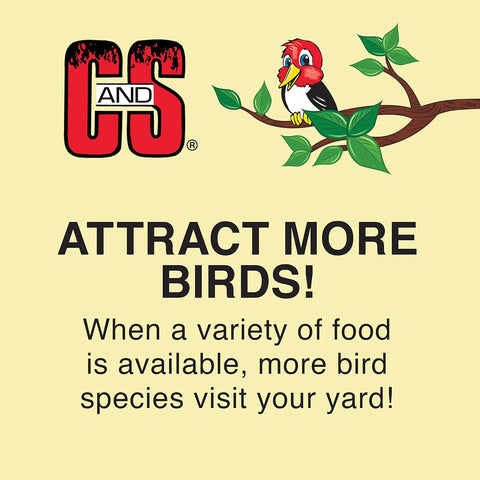 C&S 100214177 27 oz Berry Flavored Suet Nuggets Wild Bird Food