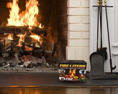 Fire Liters 10192 192 Pack Fireplace, Firewood, Charcoal BBQ Lighters - Quantity of 1
