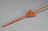 Dare 1552-48 Steel .312" x 48" Orange Steel Step In Electric Fence Post