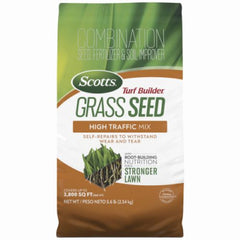 Scotts 18045 5.6 LB Bag of Turf Builder High Traffic Grass Seed Mix