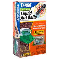 Terro T1804-6 4-Count Pack of Outdoor Ready-To-Use Liquid Ant Bait Traps