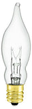 Holiday Wonderland 1078-88 3 Pack C7 Clear Flame Candle Replacement Bulbs - Quantity of 6