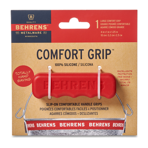 Behrens S21SG4R Red Silicone Large Comfort Grip For Metal Tubs & Cans