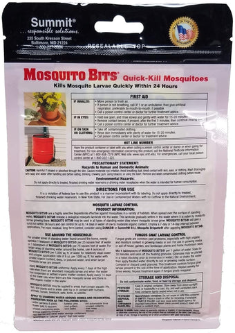 Summit 116-12 8 oz Bag of Mosquito Pest Control Bits - Quantity of 4