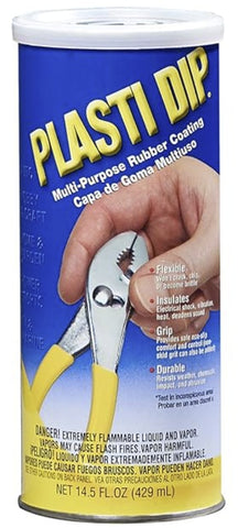 Plasti Dip 11602-6 14.5 oz Yellow HD Liquid Rubber Tool Handle Coating - Quantity of 2
