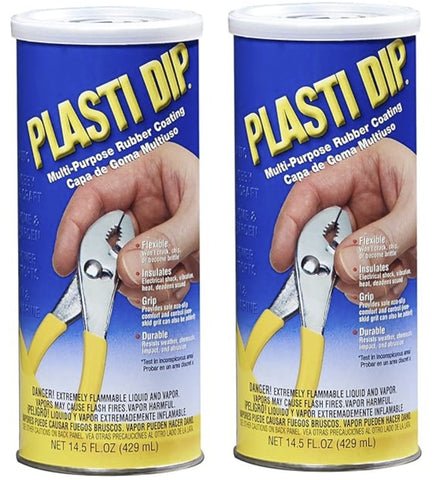 Plasti Dip 11602-6 14.5 oz Yellow HD Liquid Rubber Tool Handle Coating - Quantity of 2