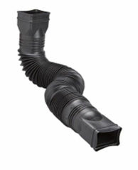 Amerimax 85015 Black Flex A Spout Adjustable Downspout Extension