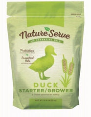 NatureServe 290001 10 LB Bag of Duck Duckling Starter Grower Food Crumble With 20% Protein