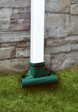 Thermwell DE46 46" Green Roll Out / Roll Up Automatic Downspout Extenders - Quantity of 4