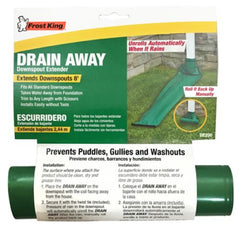 Thermwell DE200 Green 8' Foot x 7" Inch Manual Downspout Extender