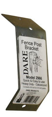 Dare 2966 Galvanized Fence Post Connecting Bracket - Connects 4-6" Post To 5-8"