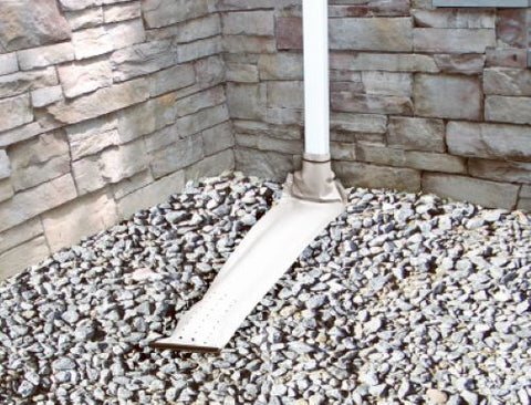Thermwell DE46WH 46" White Roll Out / Roll Up Automatic Downspout Extenders - Quantity of 12