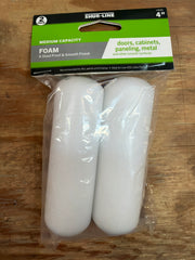 Shur-Line 30021502 2-Pack 4" High Density Foam Roller Cover Refills - Quantity of 10