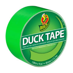 Duck Tape 1265018 1.88" Inch x 15 Yard Roll of Neon Green Duct Tape