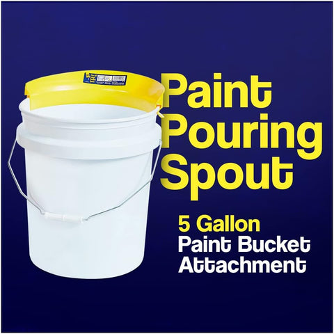FoamPRO #135 5 Gallon Snap On Paint Bucket / Pail Pouring Spout