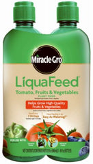Miracle Gro 1004402 2-Pack of 16 oz Refill Bottles of LiquaFeed Tomato, Fruits & Vegetables Plant Food - Quantity of 4